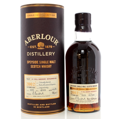 Aberlour 2002 - 18 Years Old - Single Sherry Cask No. 2575