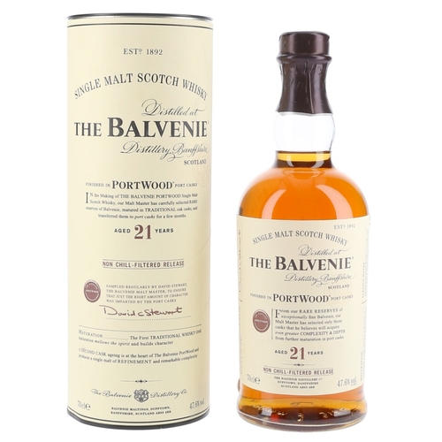 Balvenie 21 Year Old - PortWood - Non Chill-Filtered Release