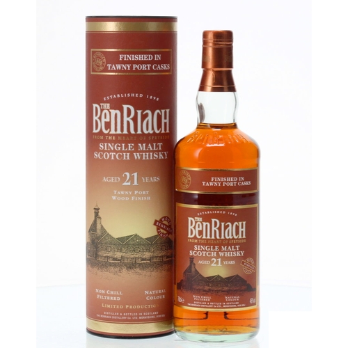 BenRiach 21 Years Old - Tawny Port Cask Finish