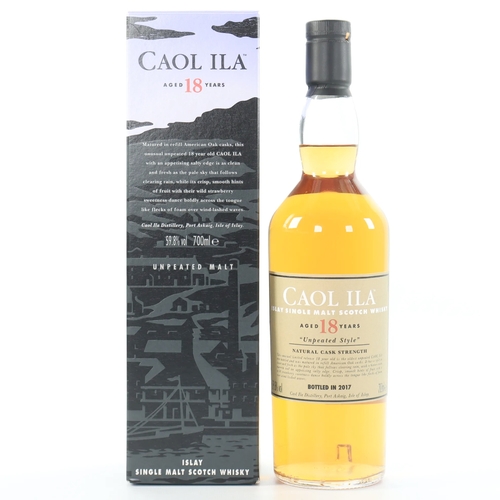 Caol Ila 18 Year Old - Unpeated - 2017 Release
