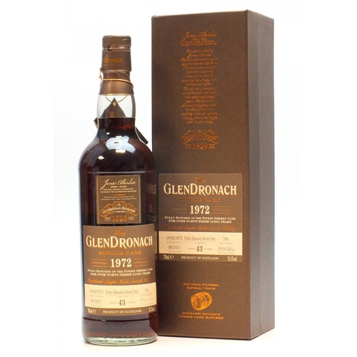 GlenDronach 1972 - 43 Year Old - Single Cask No. 706