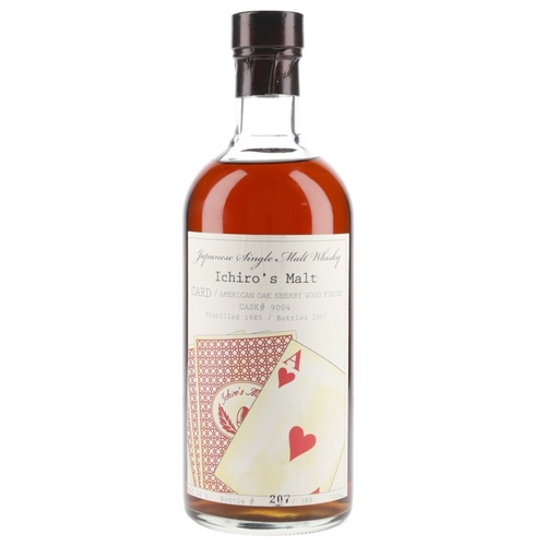 Hanyu 1985 - Ace of Hearts - Cask no. 9004 - Ichiro's Card Series