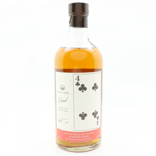 Hanyu 1991 - Four Of Clubs - Ichiro's Malt Card