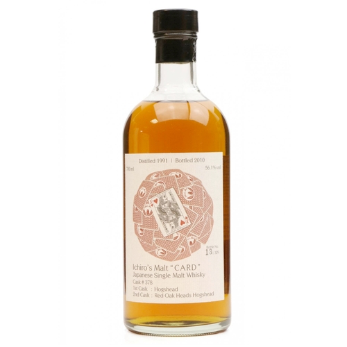 Hanyu 1991 - Jack of Hearts - Cask no. 378 - Ichiro's Card Series