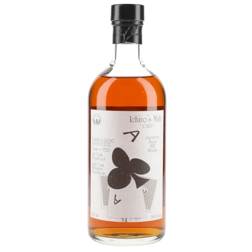 Hanyu 2000 - Ace of Clubs - Cask no. 9523 - Ichiro's Card Series