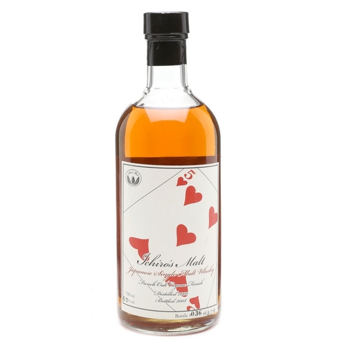 Hanyu 2000 - Cask no. 9100 - Five of Hearts - Ichiro's Card Series