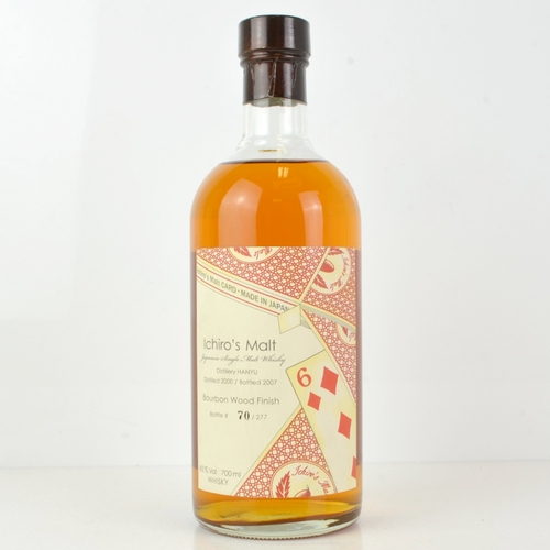 Hanyu 2000 - Cask no. 9410 - Six of Diamonds - Ichiro's Card Series