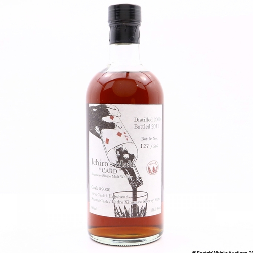 Hanyu 2000 - Four of Diamonds - Cask no. 9030 - Ichiro's Card Series