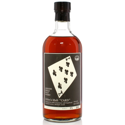 Hanyu 2000 - Seven of Clubs - Cask no. 7004 - Ichiro's Card Series