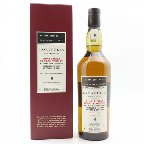 Lagavulin 1993 - Cask no. 4477 - Managers Choice
