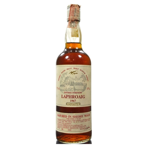 Laphroaig 1967 - 15 Years Old - Samaroli - Sherry Wood - Silver Cap