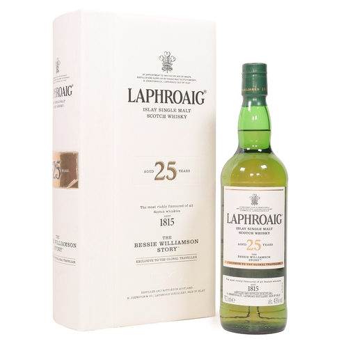Laphroaig 25 Year Old - The Bessie Williamson Story
