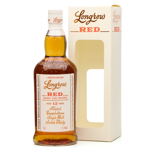 Longrow 13 Year Old - Red - Malbec Cask