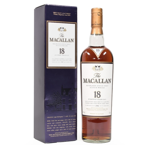 Macallan 18 Year Old - Sherry Oak 1990