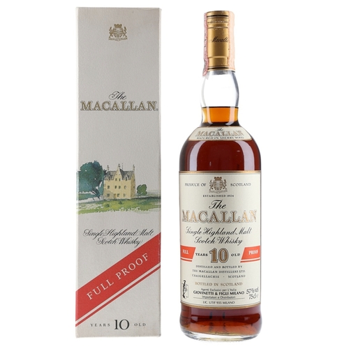 Macallan 10 Year Old - Full Proof - Giovinetti Import