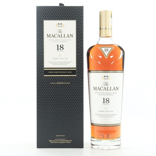 Macallan 18 Year Old - Sherry Oak 2024