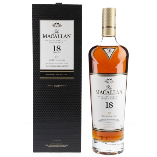 Macallan 18 year old - Sherry Oak 2018 - 750 ml