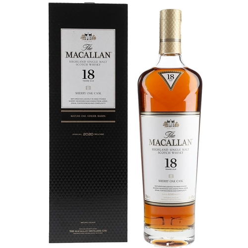 Macallan 18 year old - Sherry Oak 2020 - 750 ml