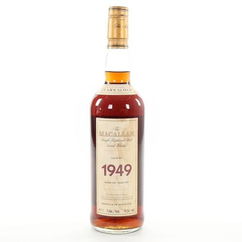 Macallan 1949 - 52 Year Old - Cask no. 935 - Fine & Rare