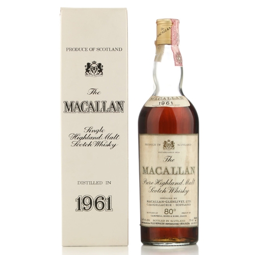Macallan 1961 - Campbell, Hope and King - 80 Proof