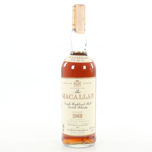 Macallan 1969 - 18 Year Old - Giovinetti Import