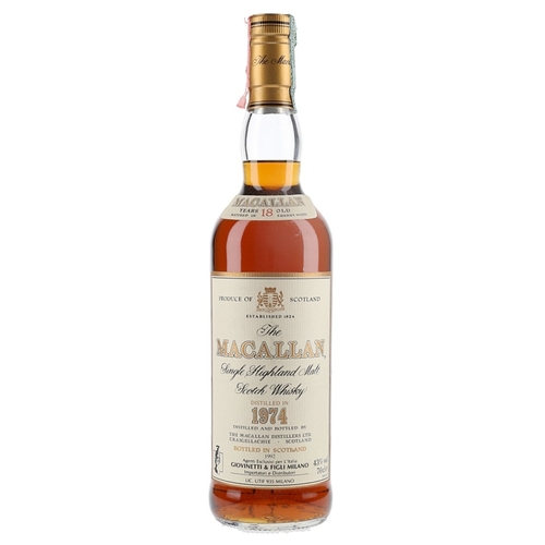 Macallan 1974 - 18 Year Old - Giovinetti Import