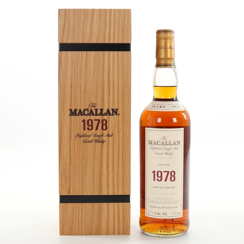 Macallan 1978 - 39 Year Old - Cask no. 13810 - Fine & Rare