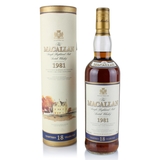 Macallan 18 Year Old - Sherry Oak 1981