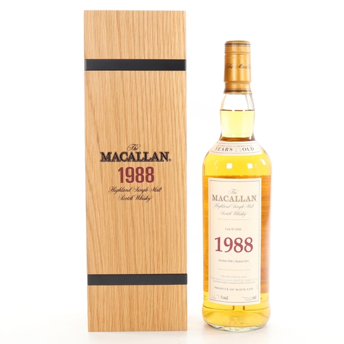 Macallan 1988 - 23 Year Old - Cask no. 12202 - Fine & Rare