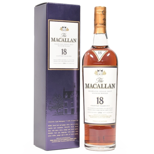 Macallan 18 Years Old - Sherry Oak 1994 - 750 ml