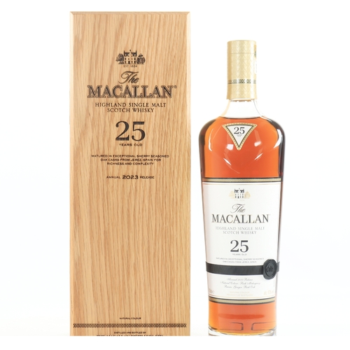 Macallan 25 Year Old - Sherry Oak 2023