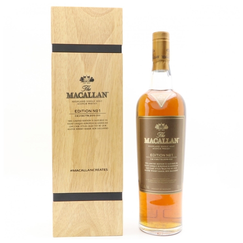 Macallan Edition No. 1 - Wooden box