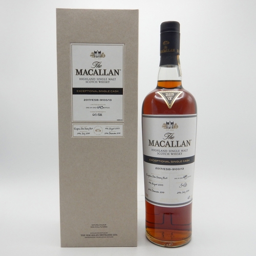 Macallan 2003 Exceptional Single Cask No. 9100/13 - 2017