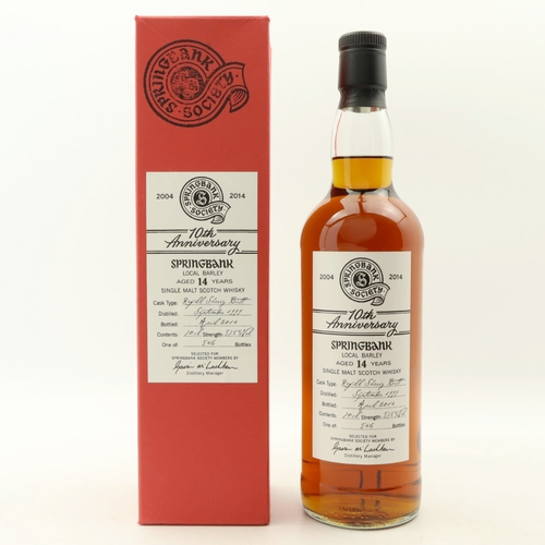 Springbank 1999 - 14 Year Old - Local Barley - 10th Anniversary