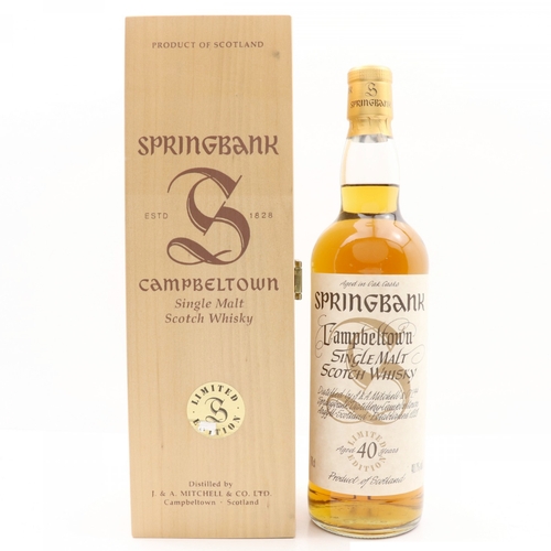Springbank 40 Year Old - Millennium Limited Edition