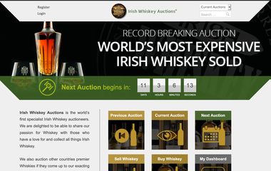 irish whiskey auctions